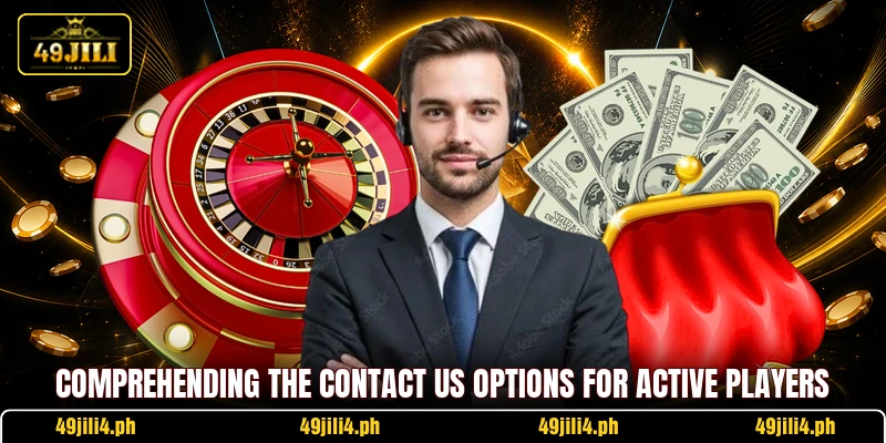 Comprehending the contact us options for active players