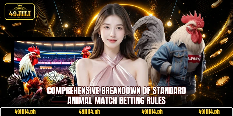 Comprehensive breakdown of standard animal match betting rules