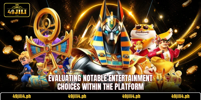 Evaluating notable entertainment choices within the platform
