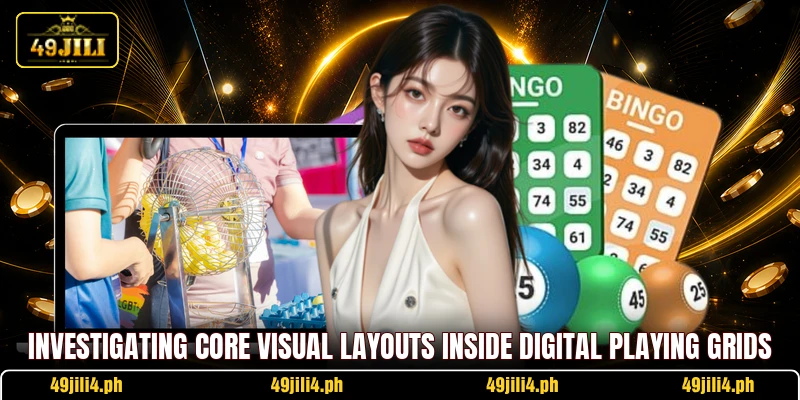 Investigating core visual layouts inside digital playing grids