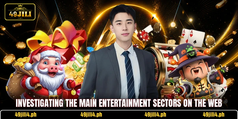 Investigating the main entertainment sectors on the web