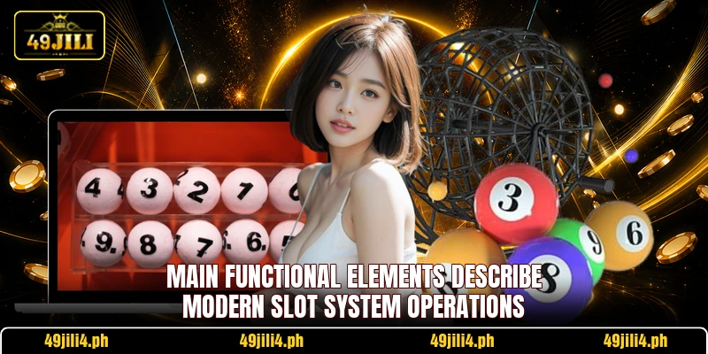 Main functional elements describe modern slot system operations
