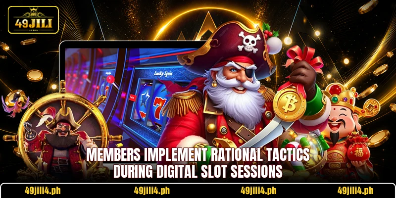 Members implement rational tactics during digital slot sessions