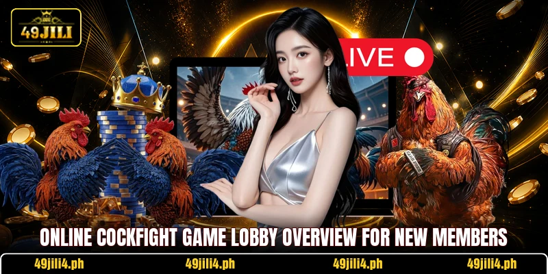Online cockfight game lobby overview for new members