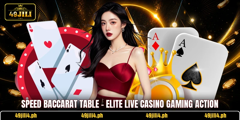 Speed Baccarat Table - Elite Live Casino Gaming Action