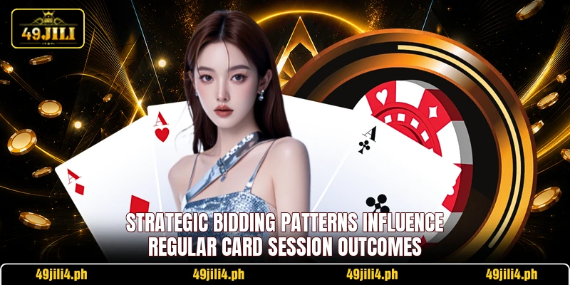 Strategic bidding patterns influence regular card session outcomes