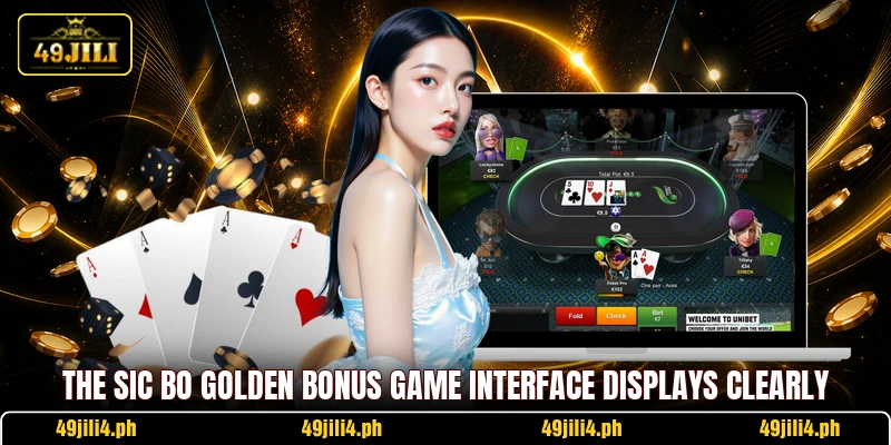 The Sic Bo Golden Bonus Game interface displays clearly