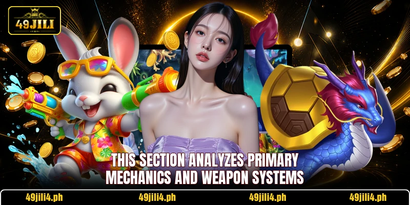 This section analyzes primary mechanics and weapon systems
