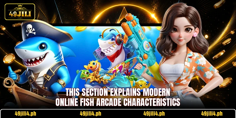 This section explains modern online fish arcade characteristics