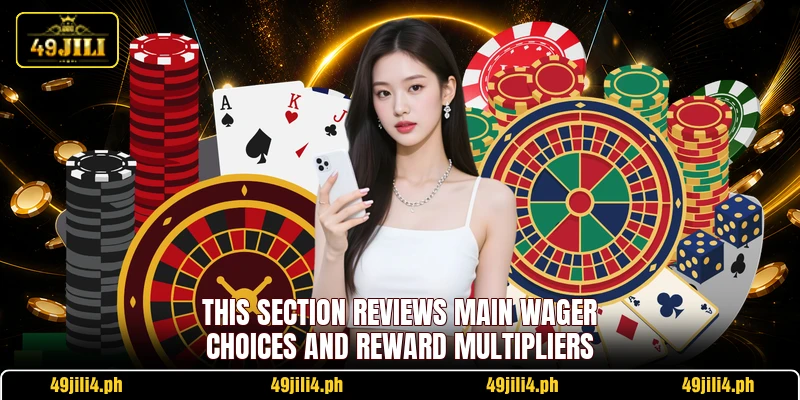This section reviews main wager choices and reward multipliers